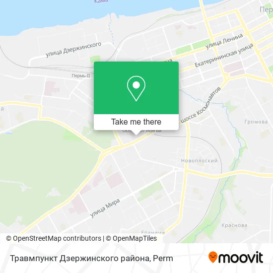 Травмпункт Дзержинского района map
