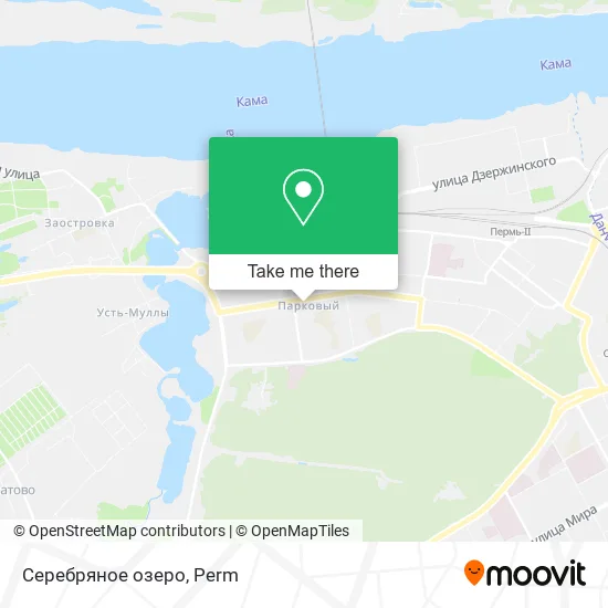 Серебряное озеро map