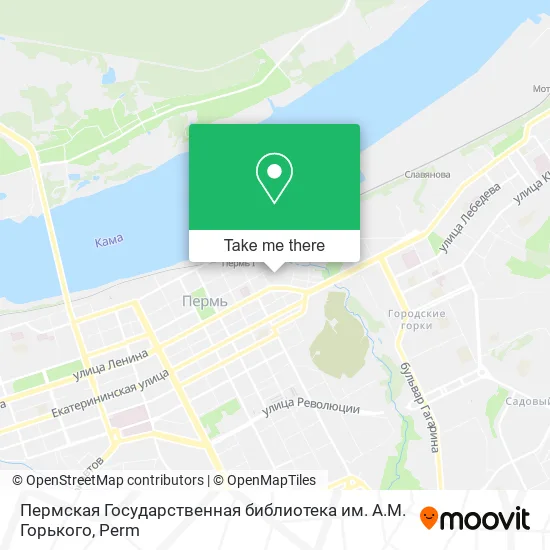 Пермская Государственная библиотека им. А.М. Горького map