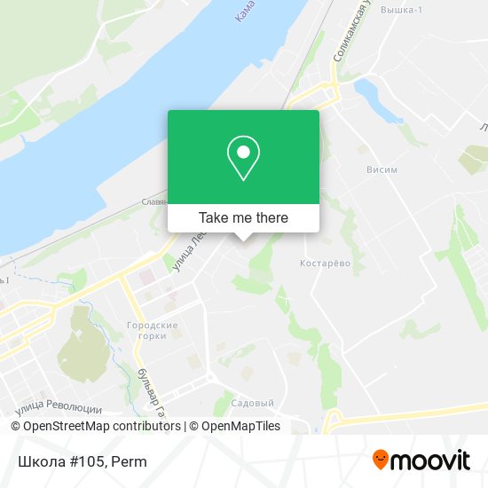 Школа #105 map