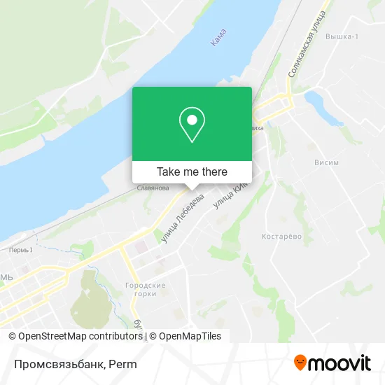 Промсвязьбанк map