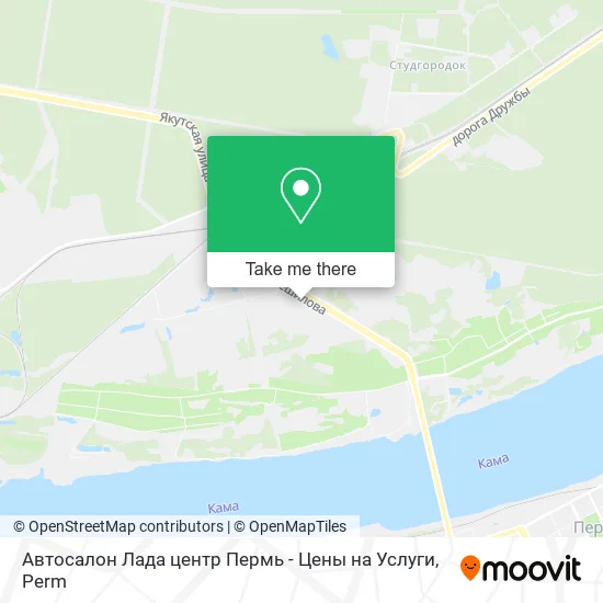 Автосалон Лада центр Пермь - Цены на Услуги map