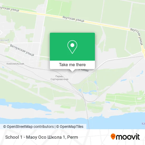 School 1 - Маоу Осо Школа 1 map