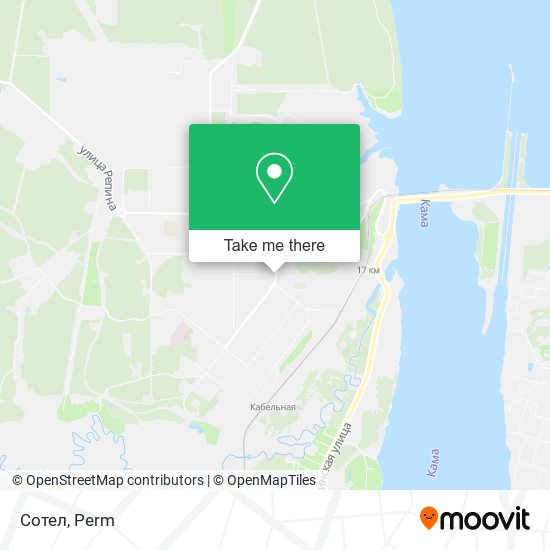 Сотел map