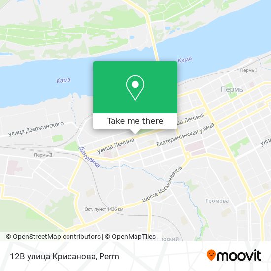 12В улица Крисанова map