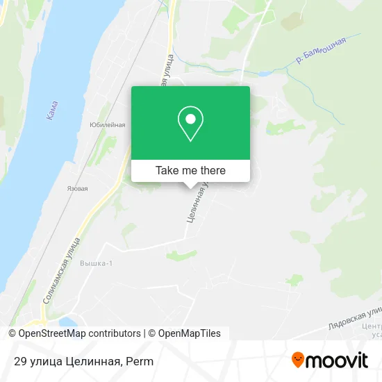 29 улица Целинная map