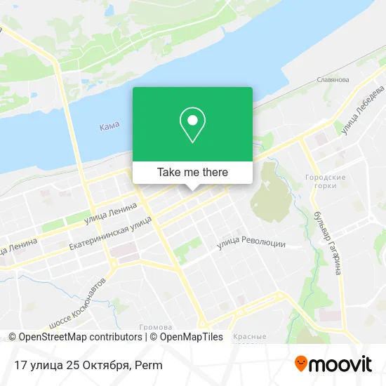 17 улица 25 Октября map