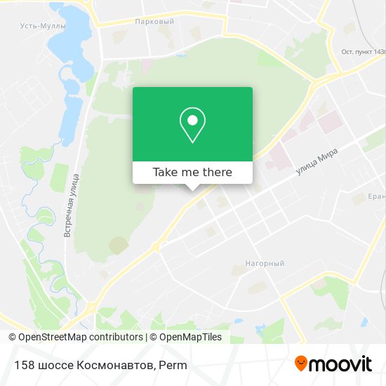 158 шоссе Космонавтов map