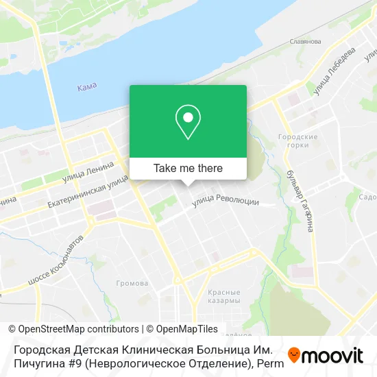 Городская Детская Клиническая Больница  Им.  Пичугина #9  (Неврологическое Отделение) map