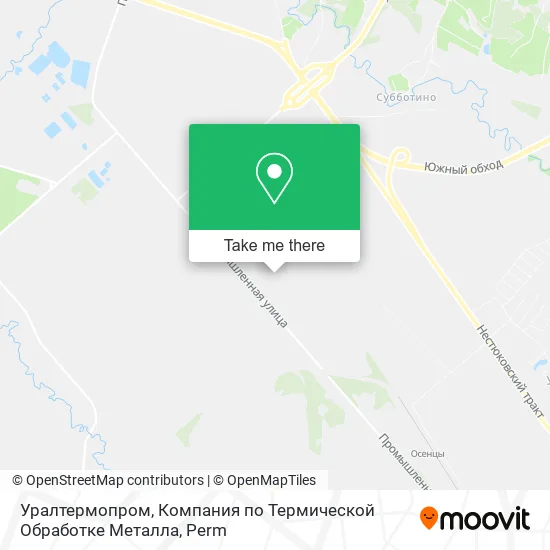 Уралтермопром, Компания по Термической Обработке Металла map