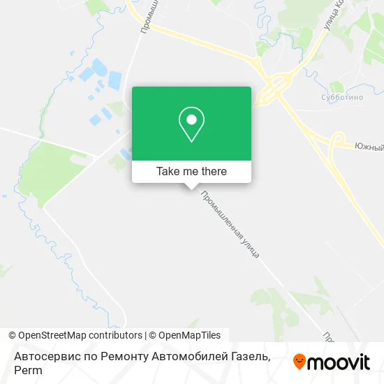 Автосервис по Ремонту Автомобилей Газель map