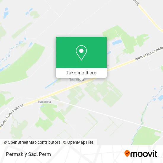 Permsky Garden map