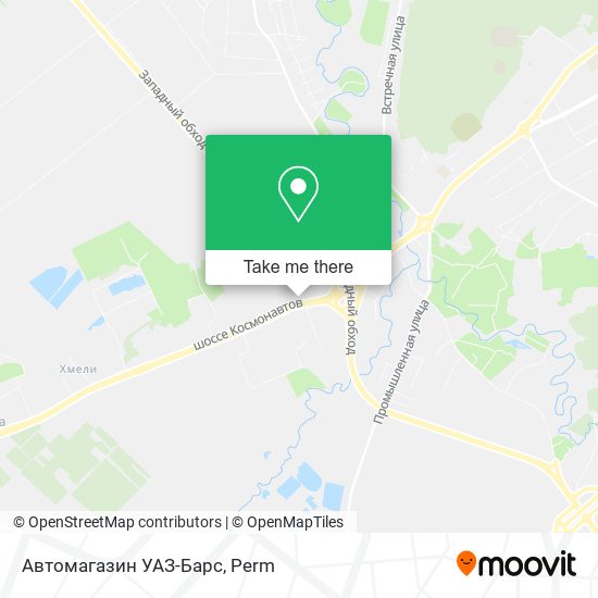 Автомагазин УАЗ-Барс map