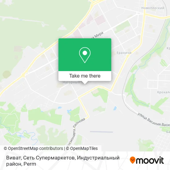 Виват, Сеть Супермаркетов, Индустриальный район map