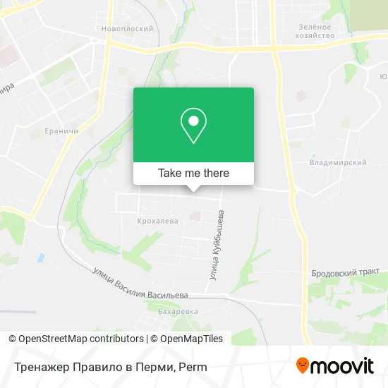 Тренажер Правило в Перми map