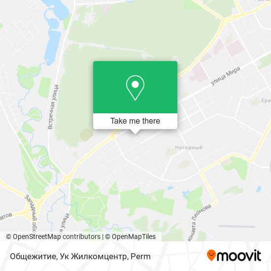 Общежитие, Ук Жилкомцентр map