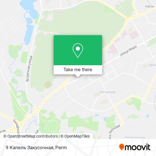 9 Капель Закусочная map
