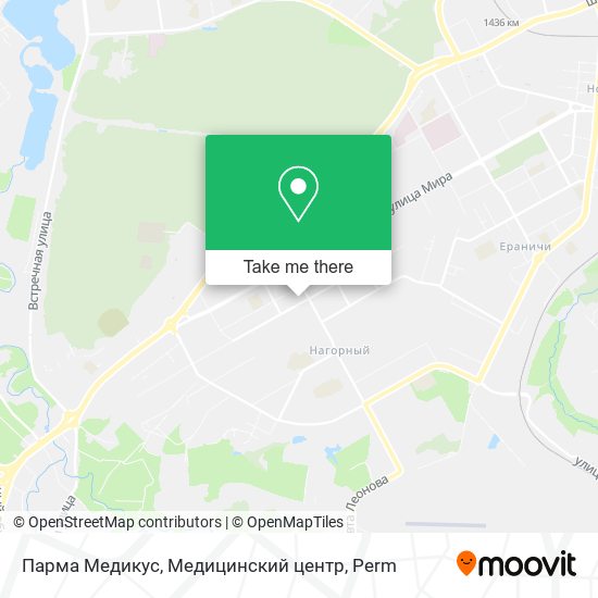 Парма Медикус, Медицинский центр map