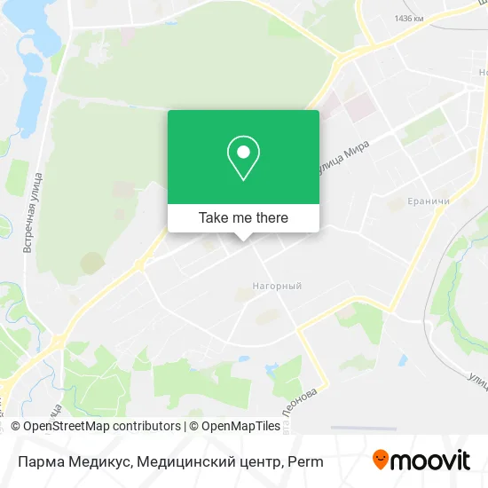 Парма Медикус, Медицинский центр map