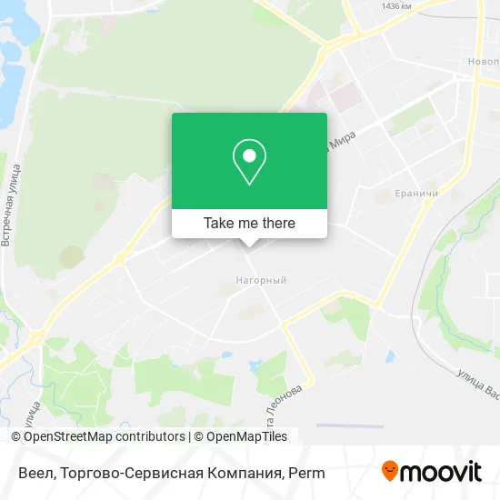 Веел, Торгово-Сервисная Компания map