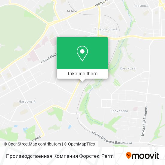 Производственная Компания Форстек map