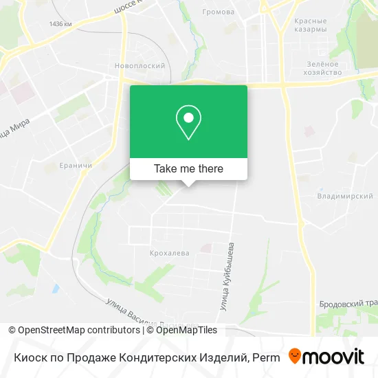 Киоск по Продаже Кондитерских Изделий map