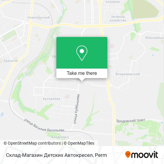 Склад-Магазин Детских Автокресел map