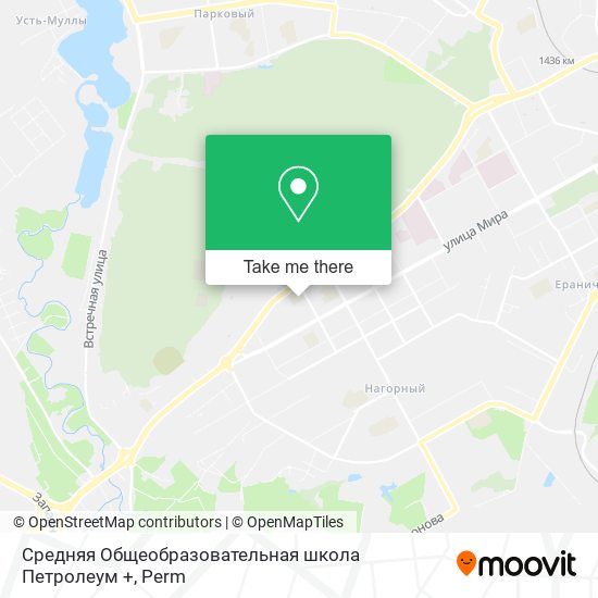 Средняя Общеобразовательная школа Петролеум + map