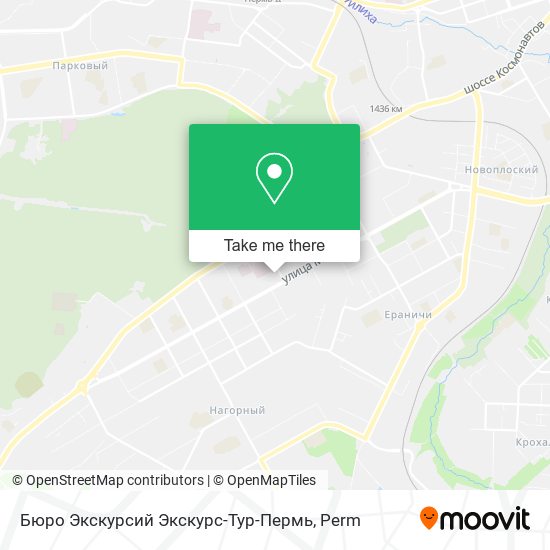 Бюро Экскурсий Экскурс-Тур-Пермь map