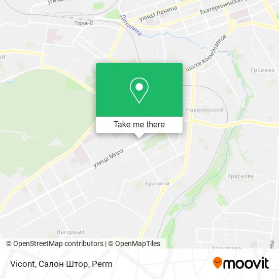 Vicont, Салон Штор map