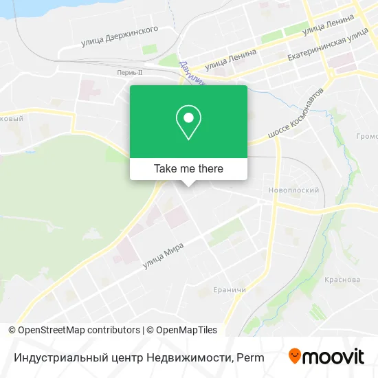 Индустриальный центр Недвижимости map