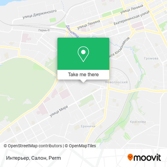 Интерьер, Салон map