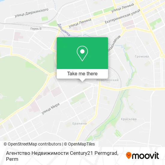Агентство Недвижимости Century21 Permgrad map