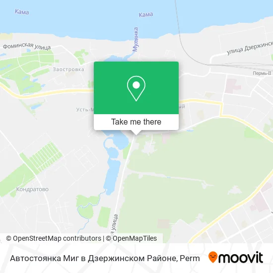Автостоянка Миг в Дзержинском Районе map