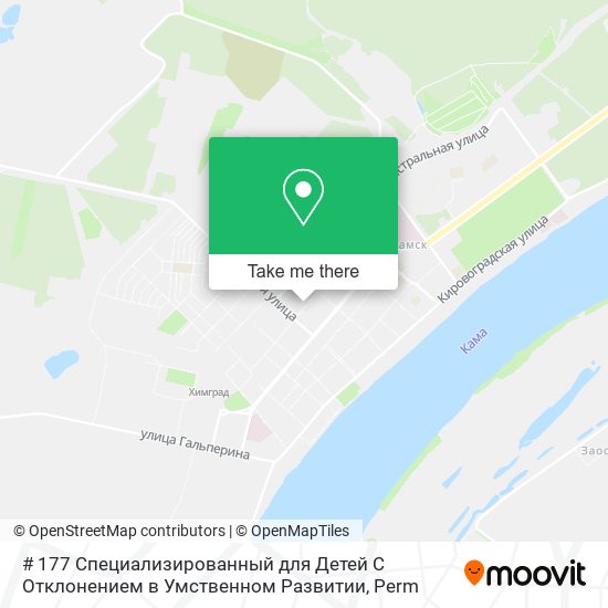 # 177 Специализированный для Детей С Отклонением в Умственном Развитии map