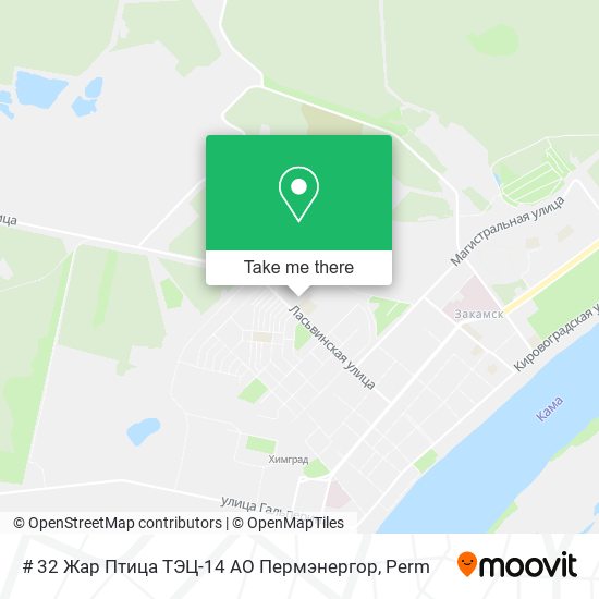# 32 Жар Птица ТЭЦ-14 АО Пермэнергор map