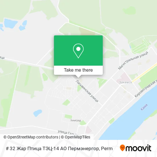 # 32 Жар Птица ТЭЦ-14 АО Пермэнергор map