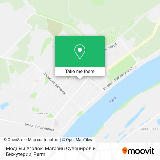 Модный Уголок, Магазин Сувениров и Бижутерии map
