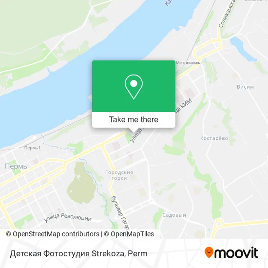 Детская Фотостудия Strekoza map