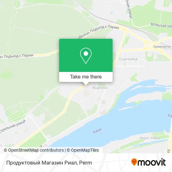 Продуктовый Магазин Риал map