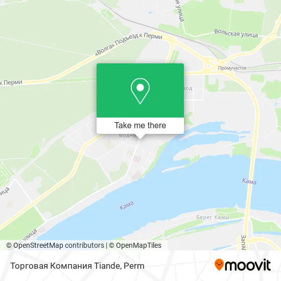 Торговая Компания Tiande map