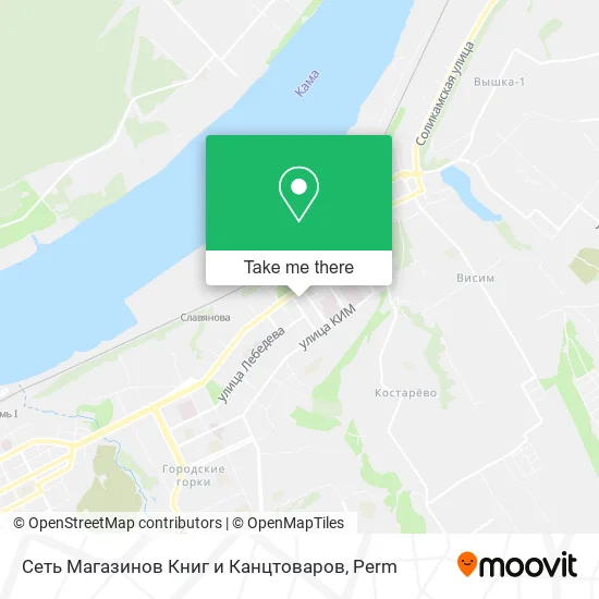 Сеть Магазинов Книг и Канцтоваров map