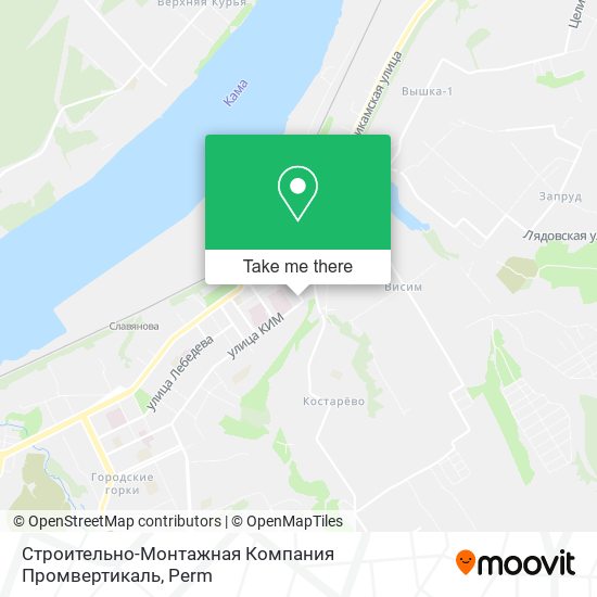 Строительно-Монтажная Компания Промвертикаль map