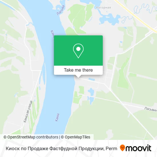 Киоск по Продаже Фастфудной Продукции map