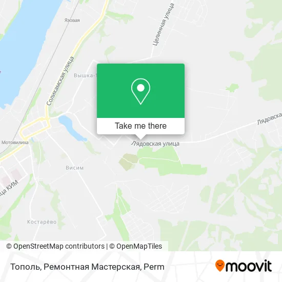 Тополь, Ремонтная Мастерская map