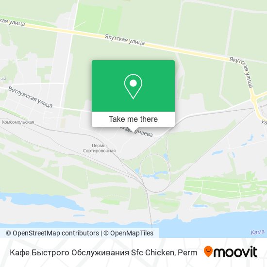 Кафе Быстрого Обслуживания Sfc Chicken map