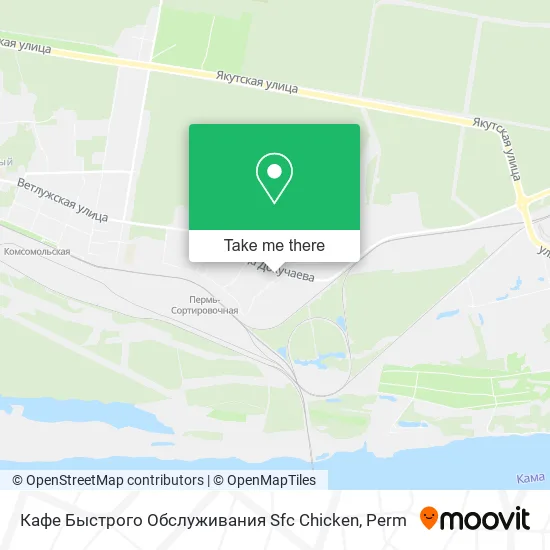 Кафе Быстрого Обслуживания Sfc Chicken map