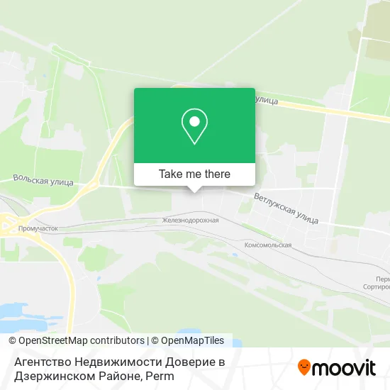 Агентство Недвижимости Доверие в Дзержинском Районе map