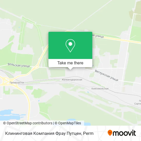 Клининговая Компания Фрау Путцен map
