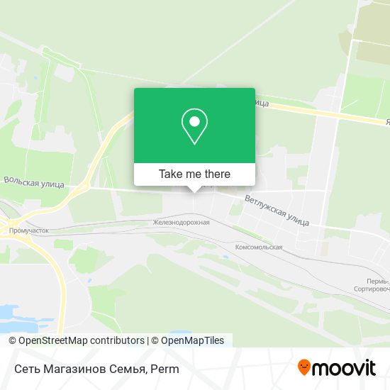 Сеть Магазинов Семья map